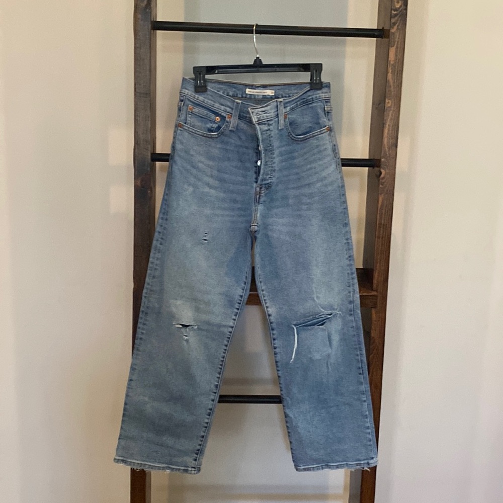 Levi’s ribcage straight ankle